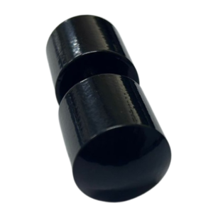 Puxador de metal para porta de vidro (preto) Ref.: 8285