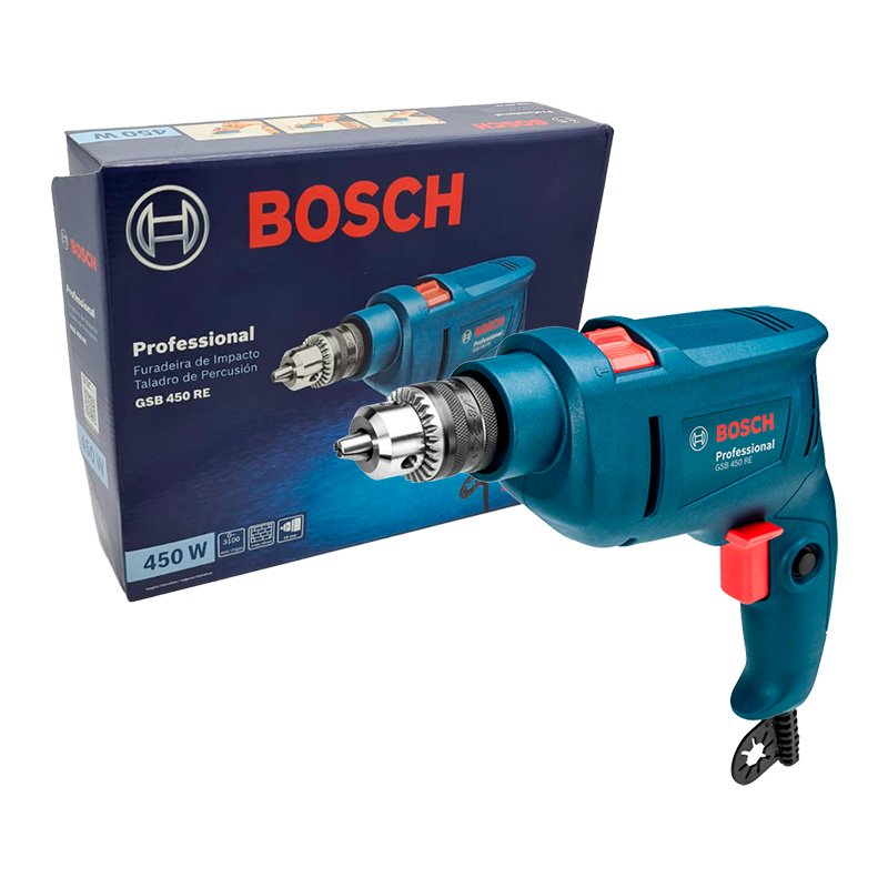 Furadeira Bosch de impacto 3/8 GSB450W 110V Ref.: 10615
